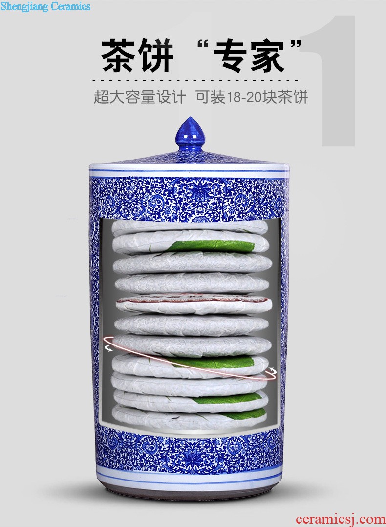 Jingdezhen ceramics large vases, Chinese style living room TV cabinet decoration decoration household act the role ofing is tasted furnishing articles