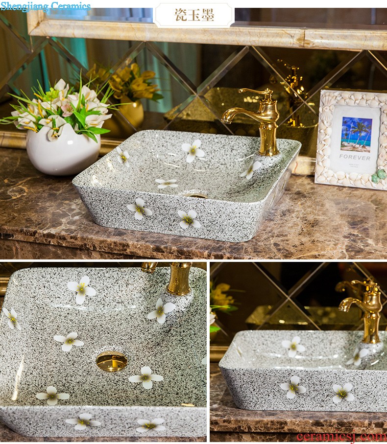 M beautiful stage basin sink ceramic sanitary ware of the basin that wash a face basin sinks elliptical solitary feng-chun ye TY727