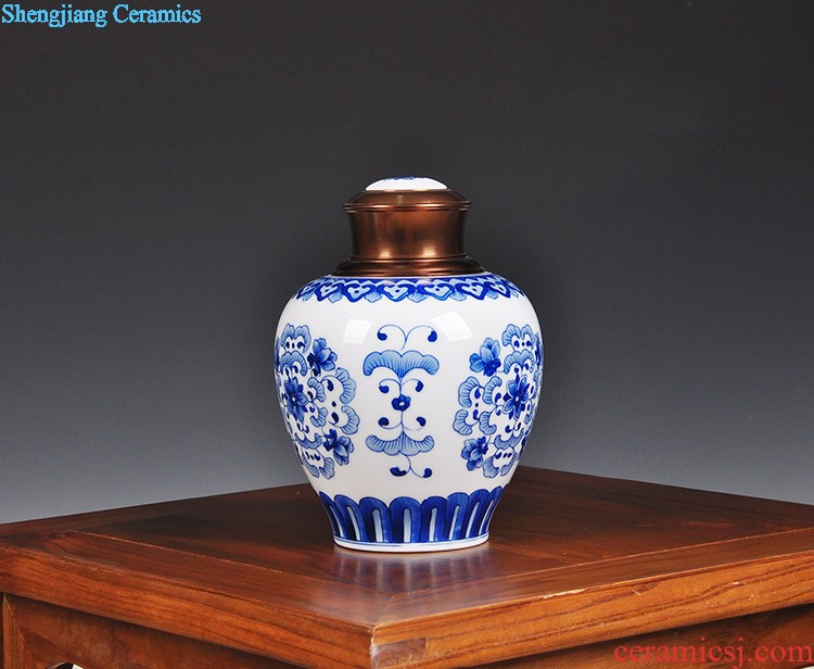 Household act the role ofing is tasted Classical Ming and qing dynasties antique Chinese vase furnishing articles Collection of jingdezhen porcelain decorative furnishing articles in the living room