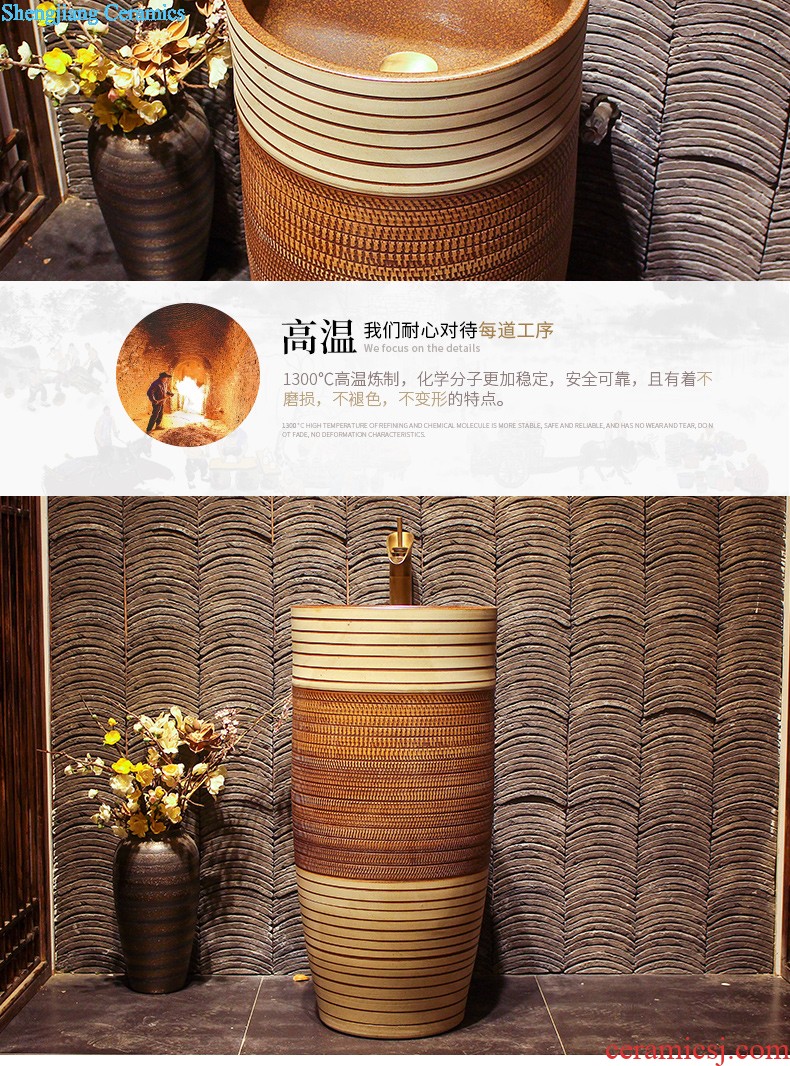 Lavabo ceramic column toilet bowl washing pool balcony sink lavatory toilet pillar landing