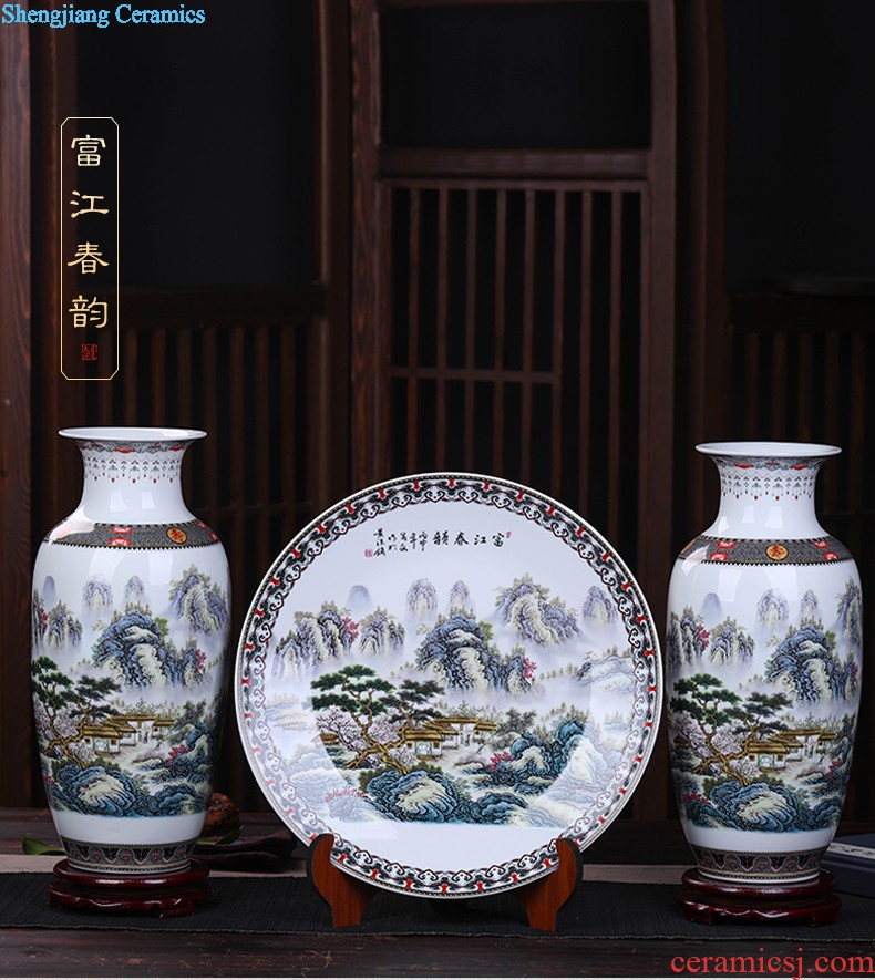 Hand draw archaize sweet under the blue and white porcelain glaze vase and furnishing articles of Chinese style the study background of adornment handicraft decoration