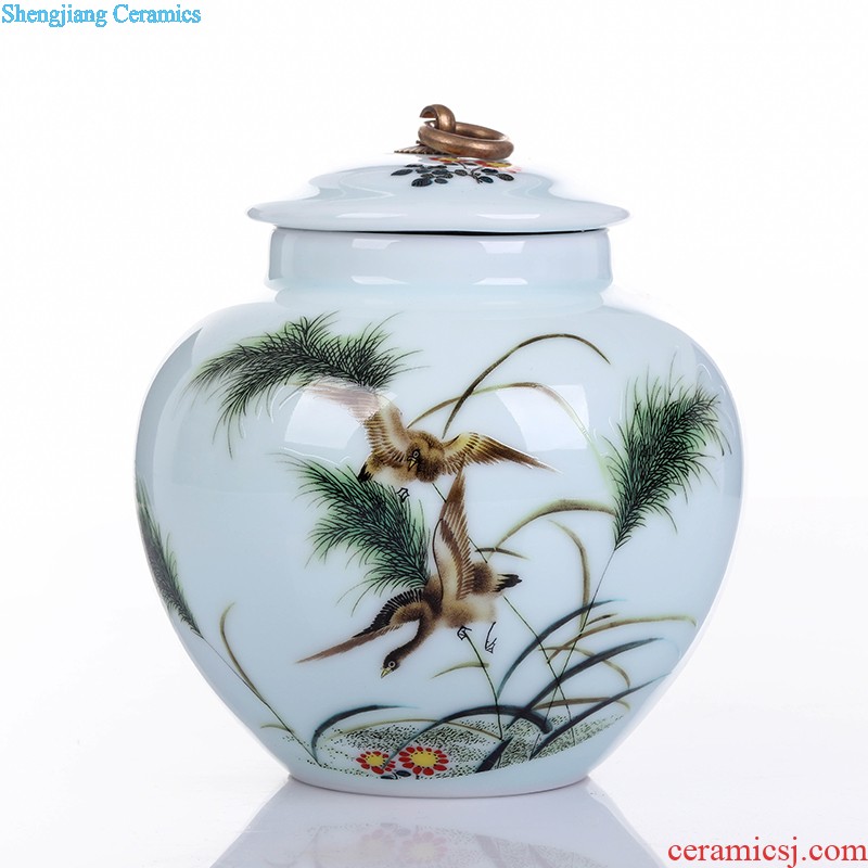 To make Large ceramic tea pot seal pu 'er wake receives the manual green tea tieguanyin seal POTS tea urn