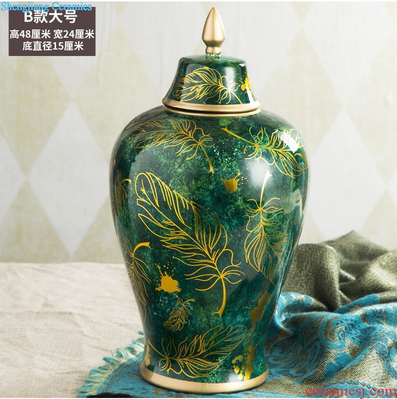 Cixin qiu - yun jingdezhen ceramics celebrity hand-painted powder enamel vase boutique sitting room home rich ancient frame adornment furnishing articles