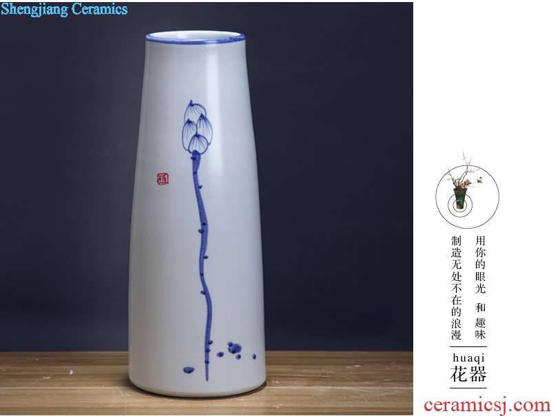 Jingdezhen ceramics vase furnishing articles creative kiln art star modern fashion contracted sitting room home decorations