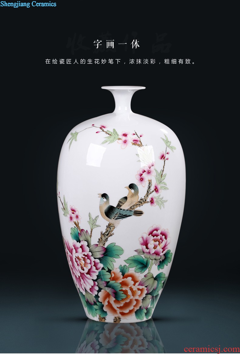 New classical Chinese style ceramic vases, furnishing articles wine decorations decoration flower arrangement sitting room porch creative arts and crafts