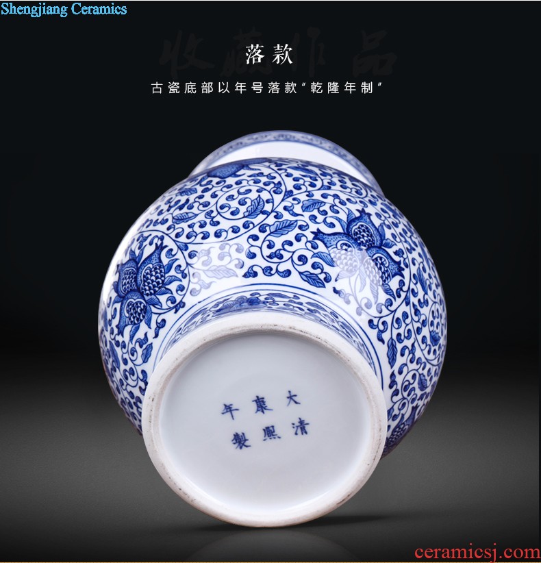 Jingdezhen ceramic furnishing articles under the antique porcelain Xiao Heyue after han xin ceramic vases, flower crafts are sitting room