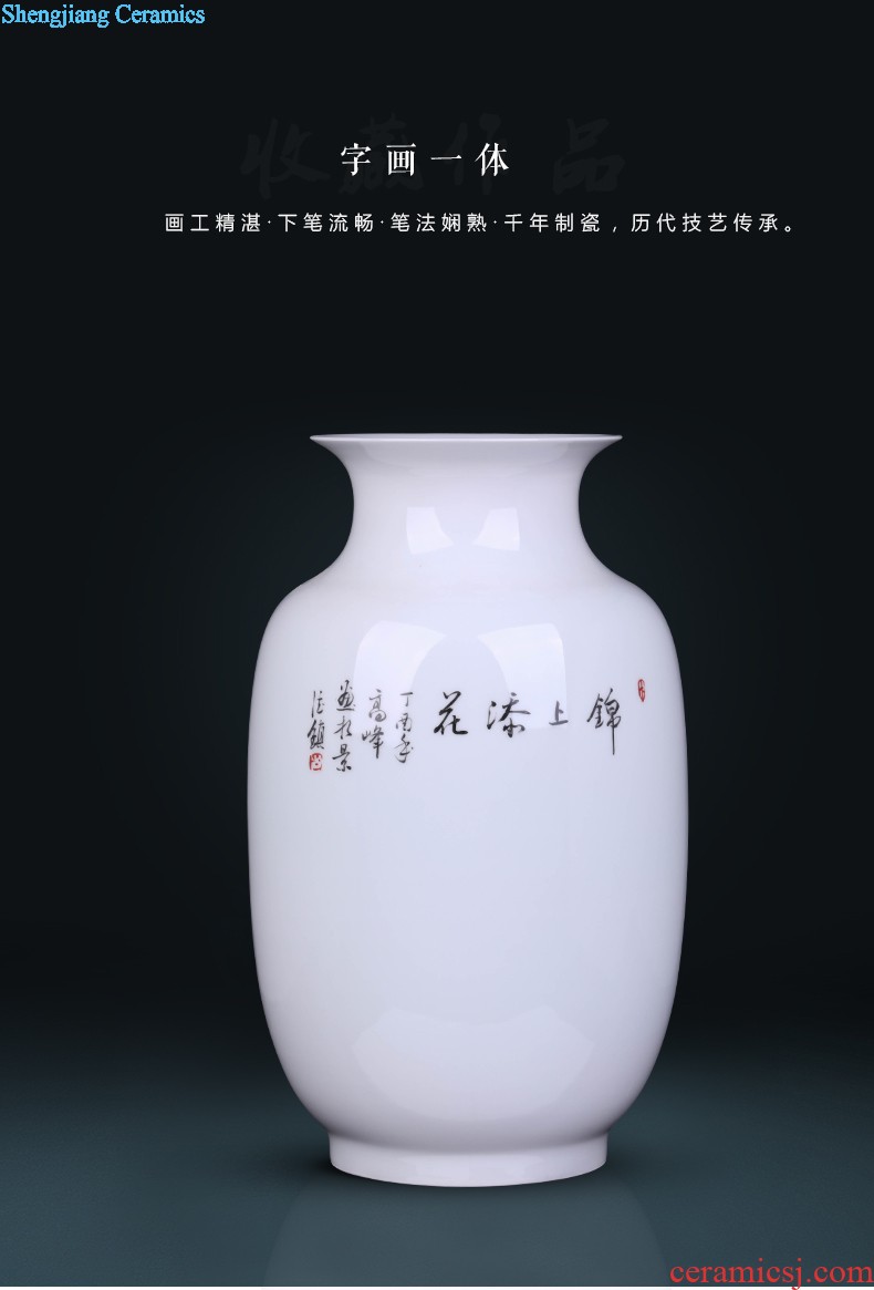 Jingdezhen ceramic tea pot size seven loaves puer tea manual sealing cylinder wake receives moistureproof tea furnishing articles