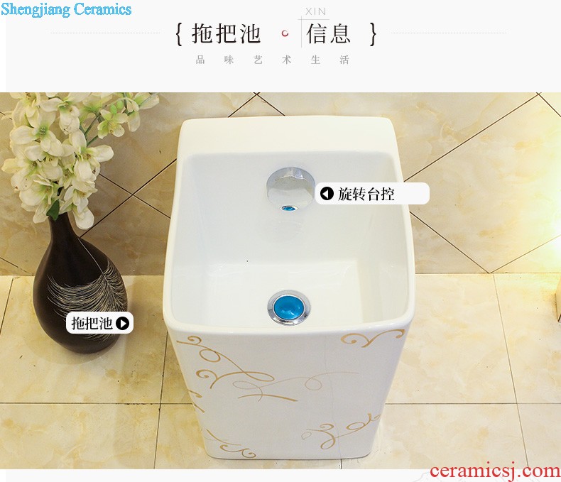 M beautiful art ceramic lavabo basin is the basin that wash a face the stage basin rectangle marble