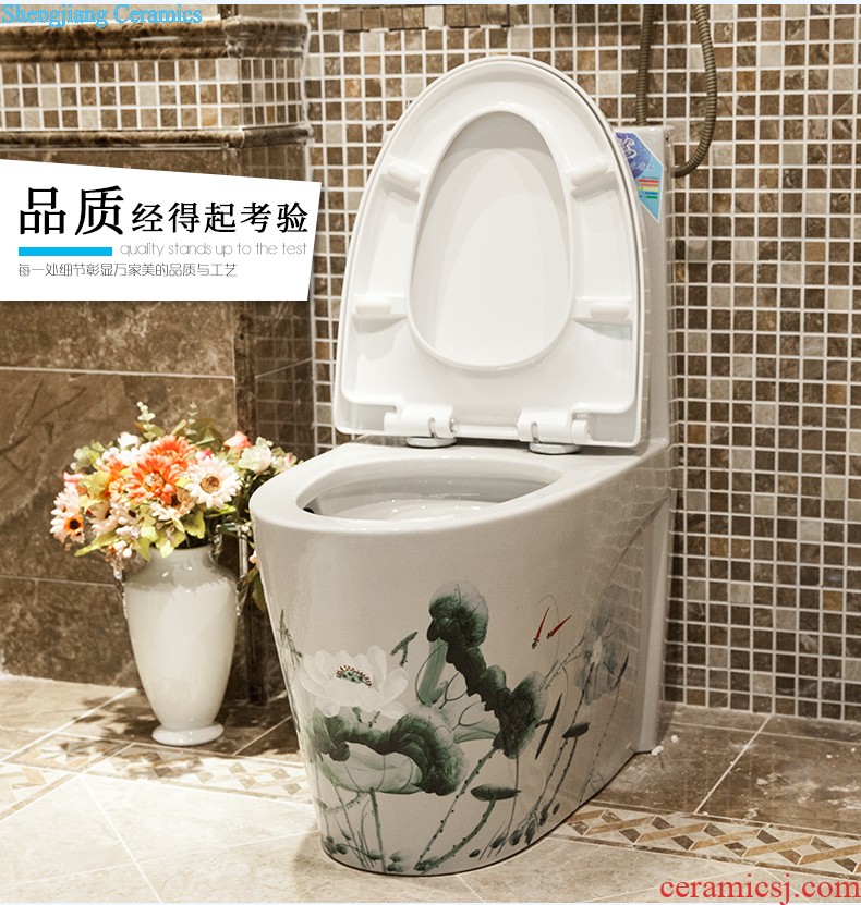 Stage basin elliptic toilet wash basin on the sink lavatory ceramic art basin basin of household