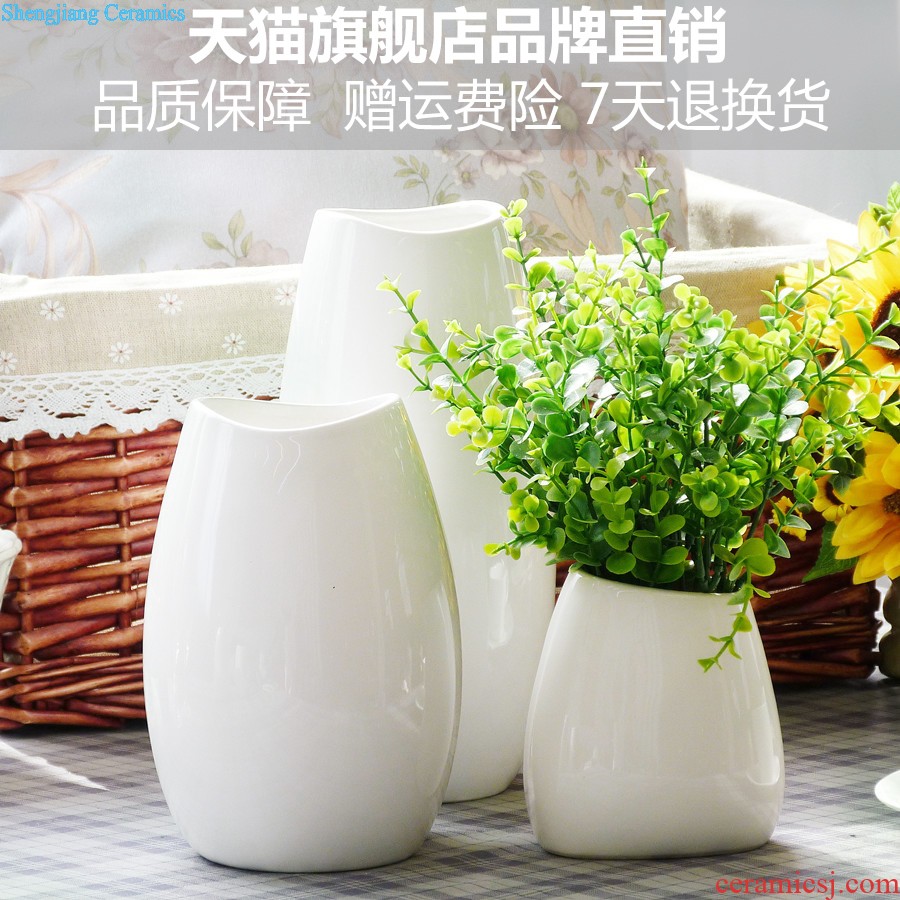 Hand draw blue and white porcelain, porcelain in jingdezhen ceramic vase new colorful ceramic vases, furnishing articles antique furniture