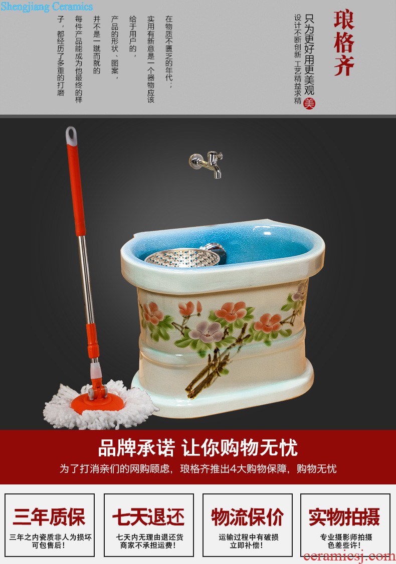 Ou basin one-piece lavabo ceramic golden column pillar floor lavatory basin hotel and trip in