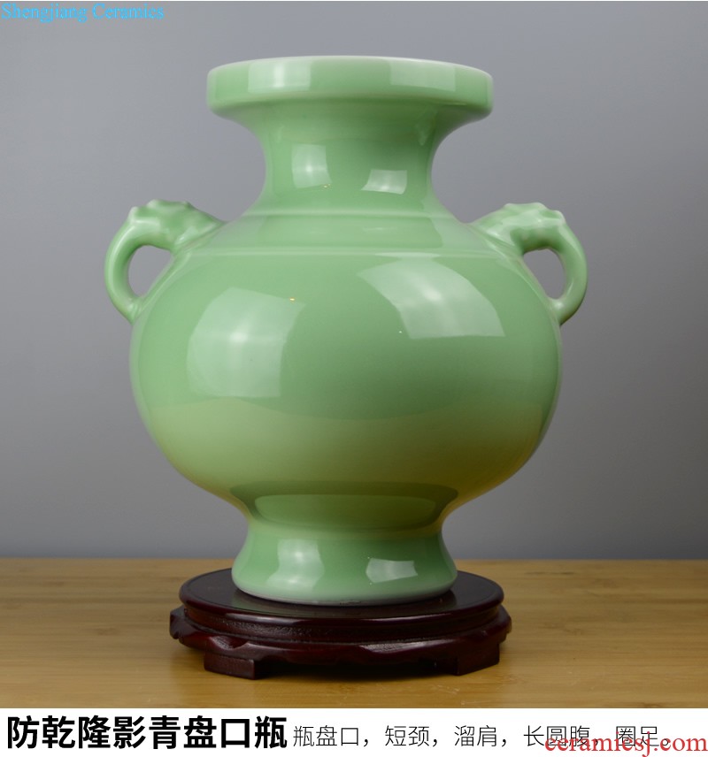 Jingdezhen ceramic smoked incense burner aromatherapy furnace large ancient longquan celadon tower joss stick for the Buddha temple supplies