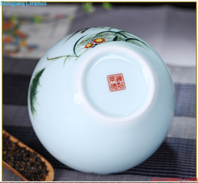 To make Large ceramic tea pot seal pu 'er wake receives the manual green tea tieguanyin seal POTS tea urn