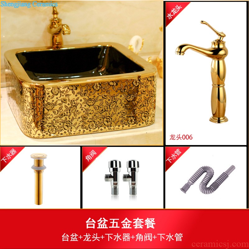 Post, qi on bonsai, ceramic lavabo that defend bath lavatory basin art basin petals