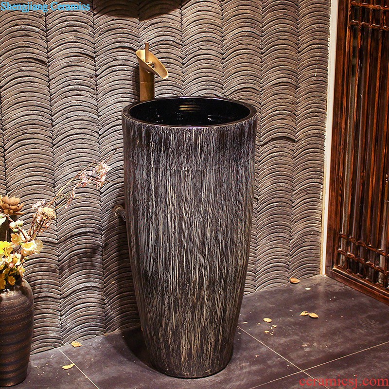 Lavabo ceramic column toilet bowl washing pool balcony sink lavatory toilet pillar landing