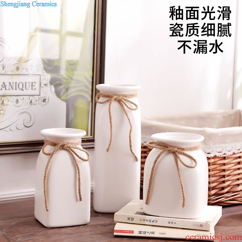 Jingdezhen ceramic modern new Chinese style flower vase The sitting room TV wine porch place home decoration