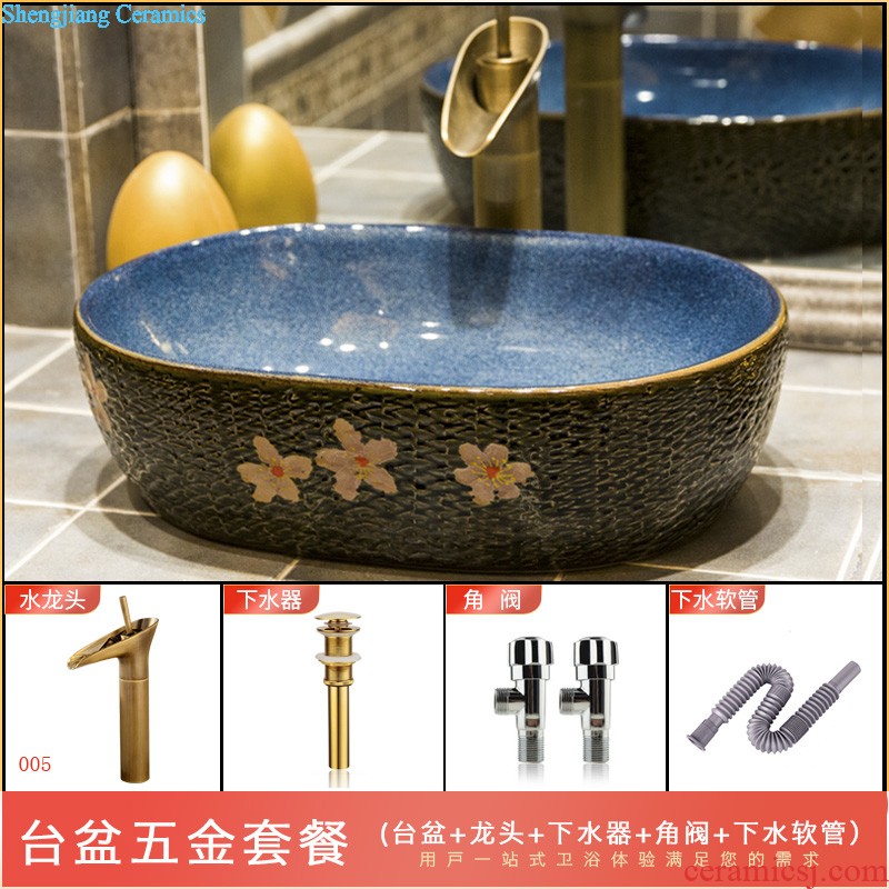 Lavabo ceramic column toilet bowl washing pool balcony sink lavatory toilet pillar landing