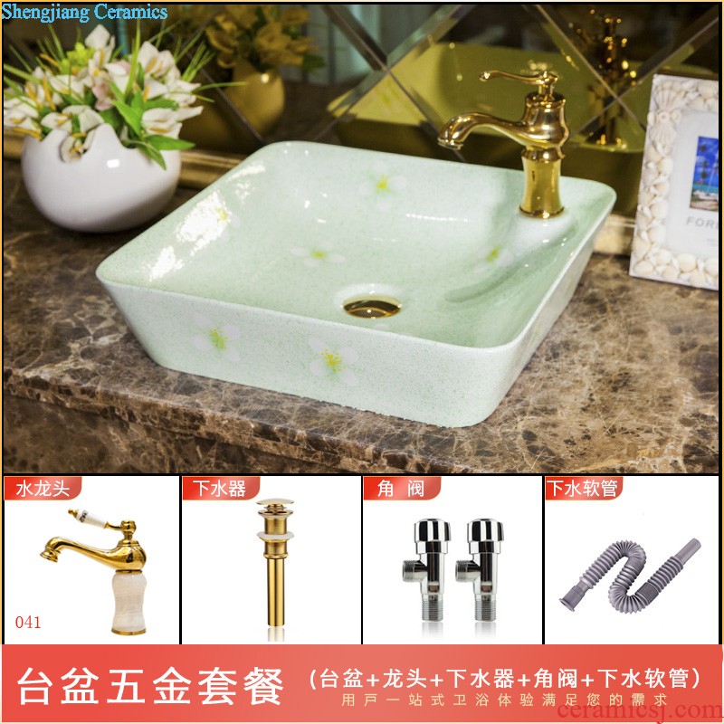 M beautiful stage basin sink ceramic sanitary ware of the basin that wash a face basin sinks elliptical solitary feng-chun ye TY727