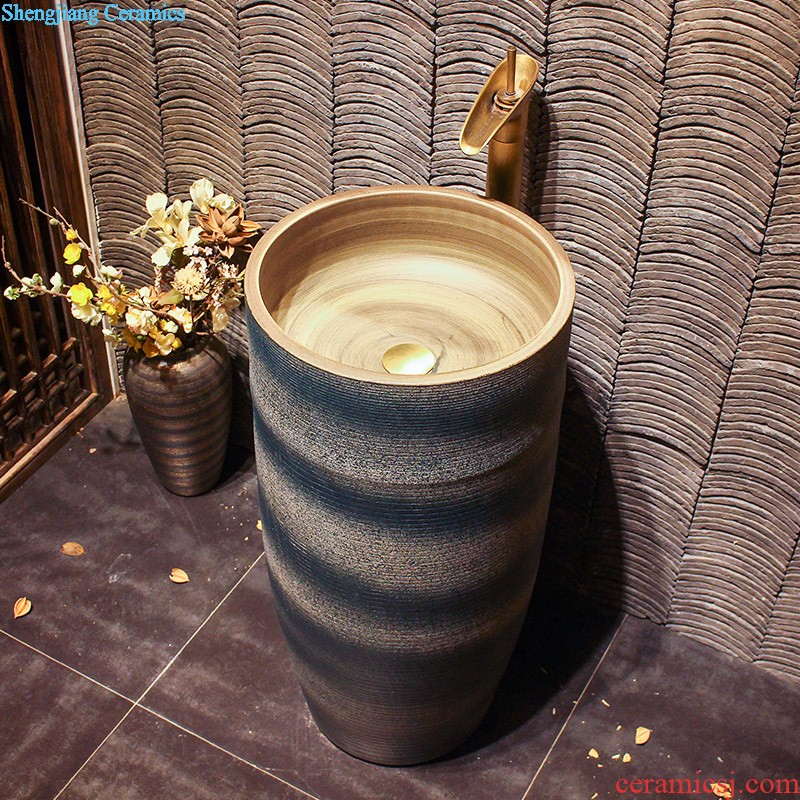 Lavabo ceramic column toilet bowl washing pool balcony sink lavatory toilet pillar landing