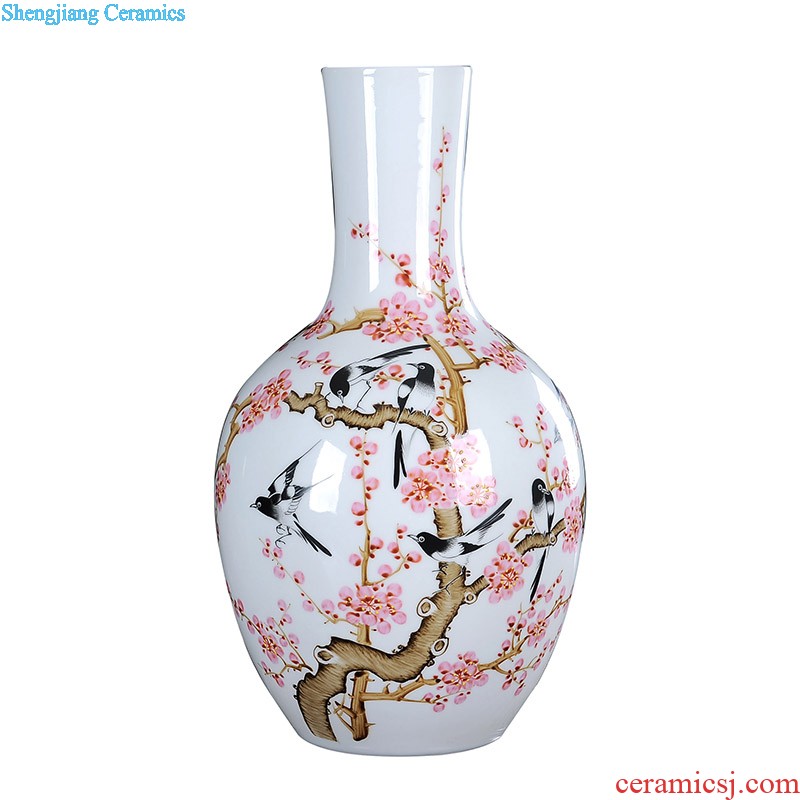 Jingdezhen ceramic tea pot seal pot Hand-painted plum flower pot Pu 'er wake tieguanyin tea POTS