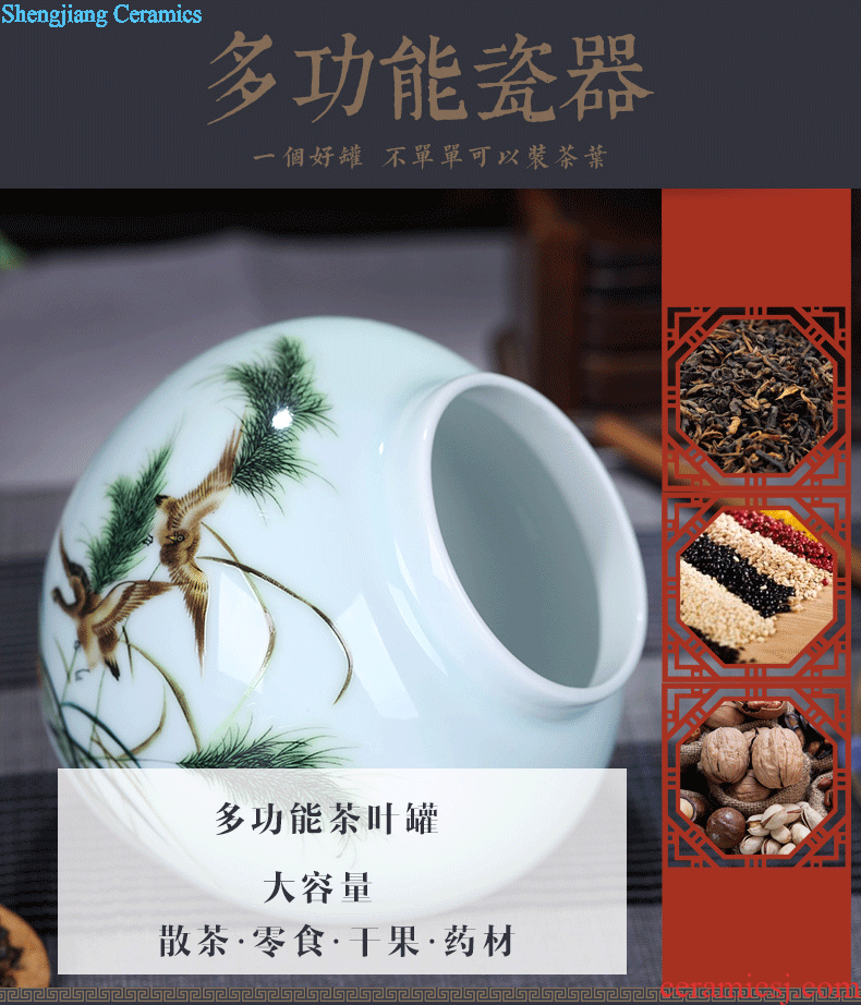 To make Large ceramic tea pot seal pu 'er wake receives the manual green tea tieguanyin seal POTS tea urn