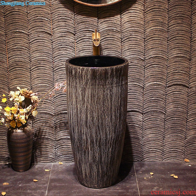 Lavabo ceramic column toilet bowl washing pool balcony sink lavatory toilet pillar landing