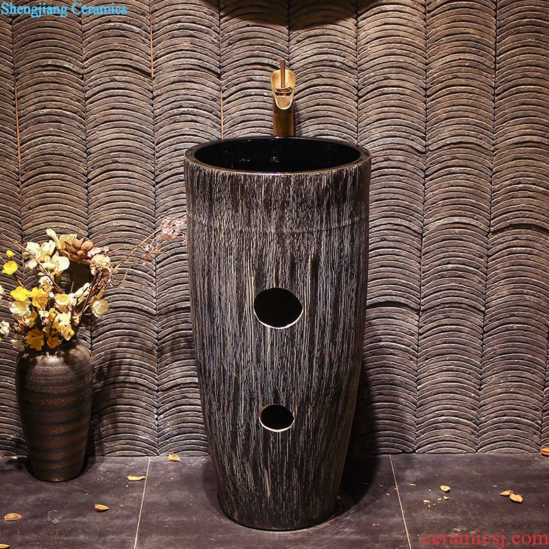 Lavabo ceramic column toilet bowl washing pool balcony sink lavatory toilet pillar landing