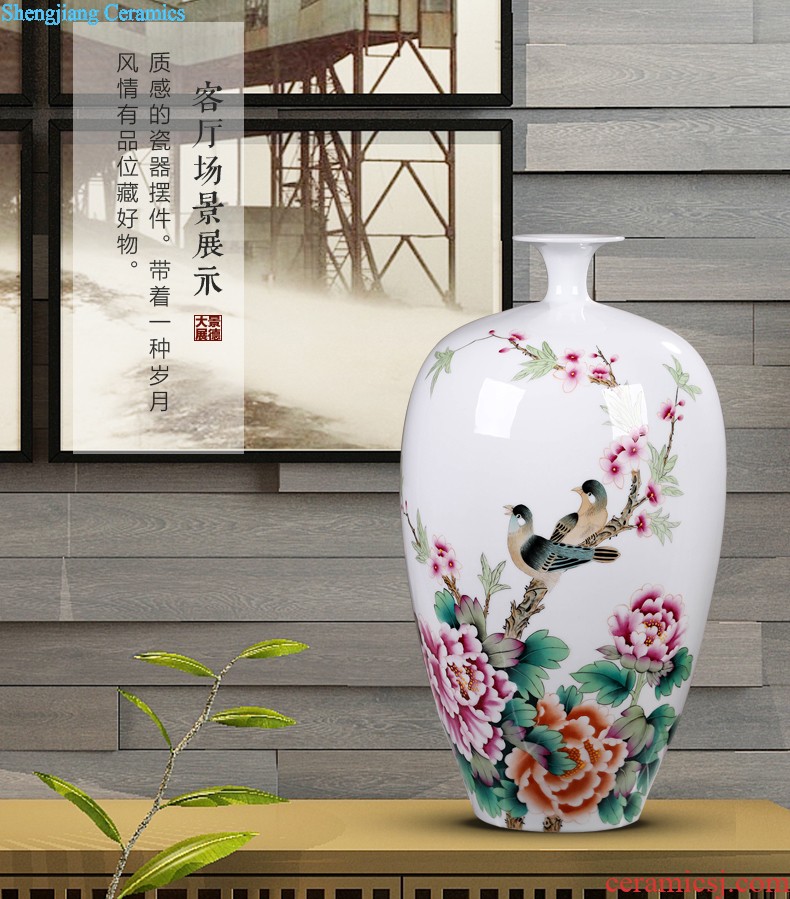 New classical Chinese style ceramic vases, furnishing articles wine decorations decoration flower arrangement sitting room porch creative arts and crafts