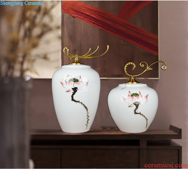 Jingdezhen ceramics Hang dish large flower and-bird painting decorative plate The sitting room is ancient frame plate furnishing articles of handicraft