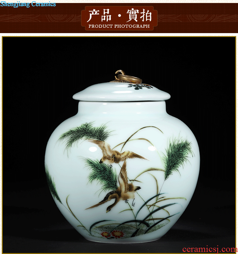 To make Large ceramic tea pot seal pu 'er wake receives the manual green tea tieguanyin seal POTS tea urn