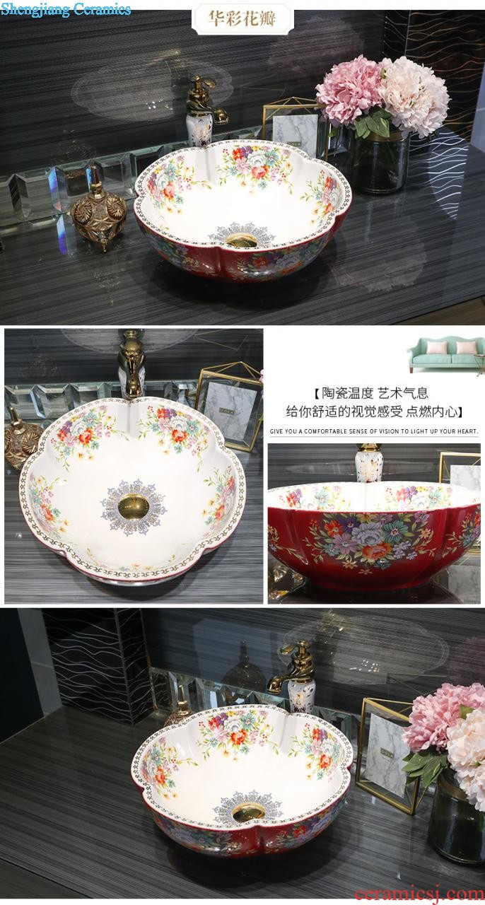 M beauty increase stage basin ceramic toilet lavabo that defend bath lavatory basin art wing texture