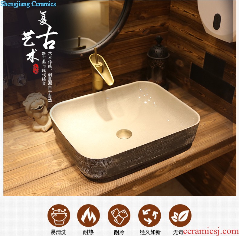 Jia depot mop pool square laundry basin ceramic automatic mop pool water balcony outdoor pool mop mop pool