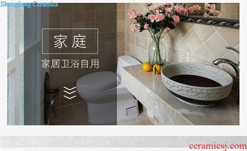 Jia depot square sink ceramic art stage basin restoring ancient ways of creative personality lavatory basin household balcony