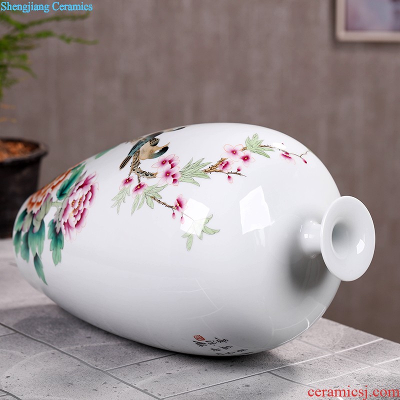 New classical Chinese style ceramic vases, furnishing articles wine decorations decoration flower arrangement sitting room porch creative arts and crafts