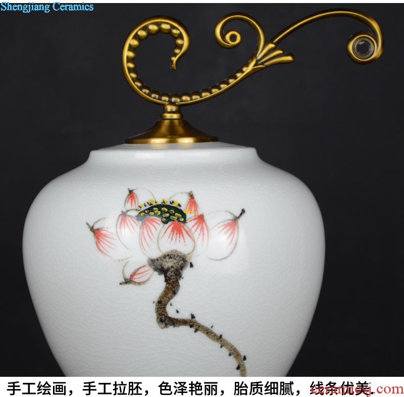 Jingdezhen ceramics Hang dish large flower and-bird painting decorative plate The sitting room is ancient frame plate furnishing articles of handicraft