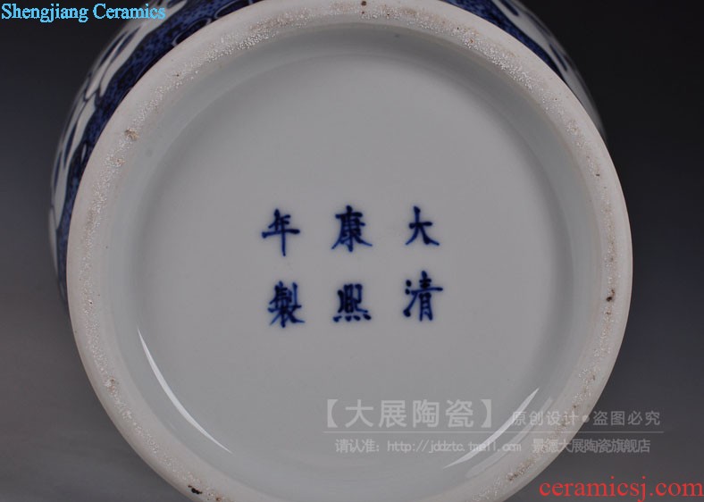 Jingdezhen ceramics hand-painted vases Sitting room adornment handicraft furnishing articles of new Chinese style household act the role ofing is tasted gift porcelain