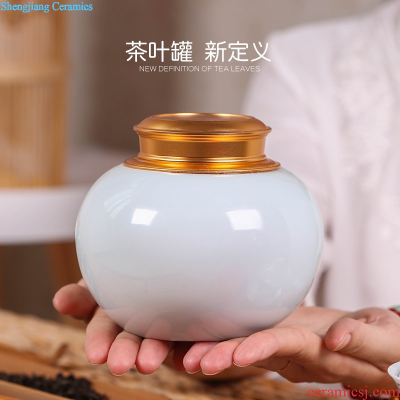 Jingdezhen ceramic vases, furnishing articles Flower vase sitting room room decoration decorative vase household arts and crafts