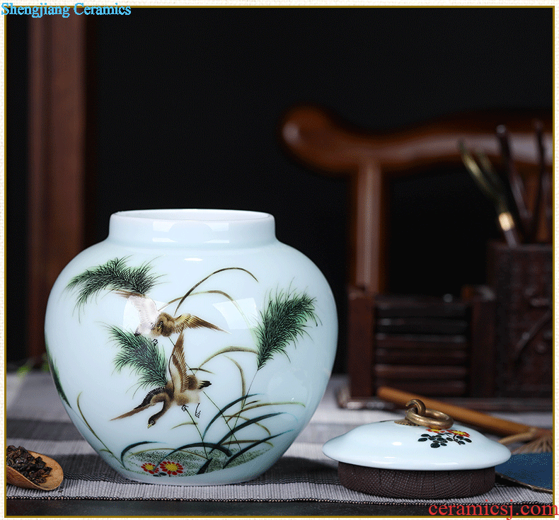 To make Large ceramic tea pot seal pu 'er wake receives the manual green tea tieguanyin seal POTS tea urn