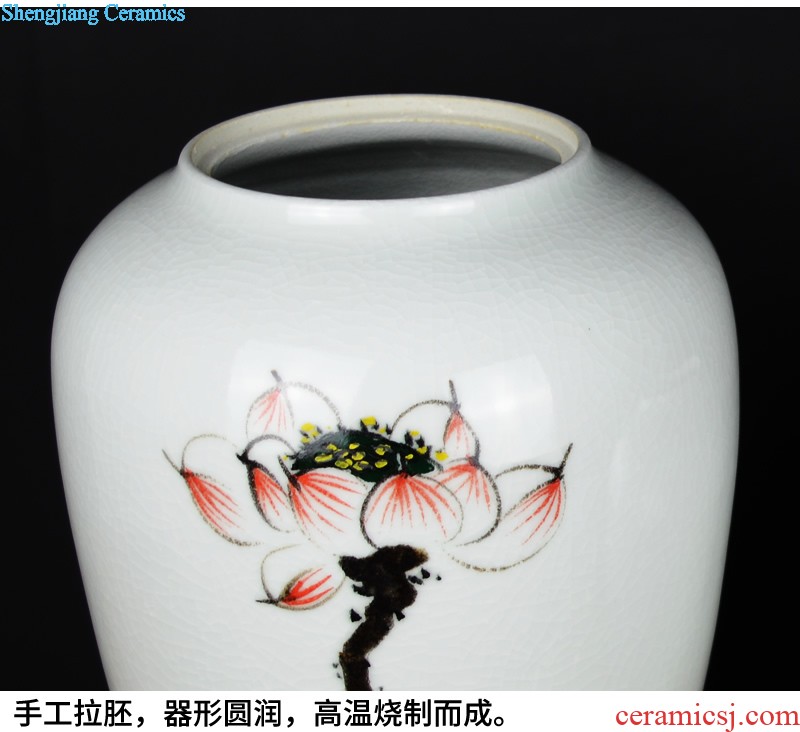 Jingdezhen ceramics Hang dish large flower and-bird painting decorative plate The sitting room is ancient frame plate furnishing articles of handicraft