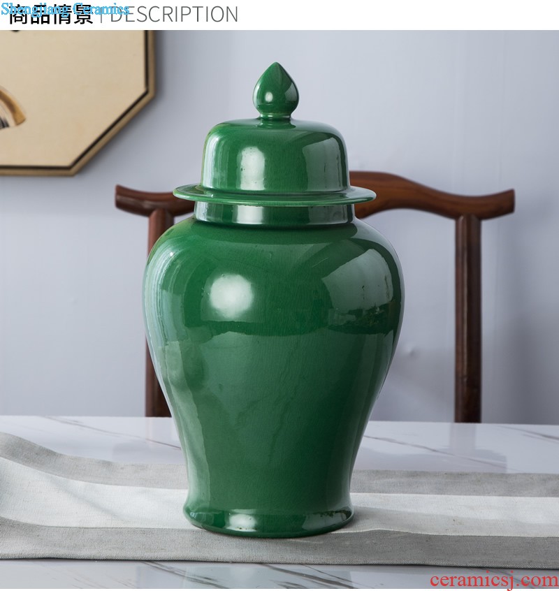 Jingdezhen ceramic vase furnishing articles sitting room european-style contracted Nordic style dry flower arranging flowers household soft adornment