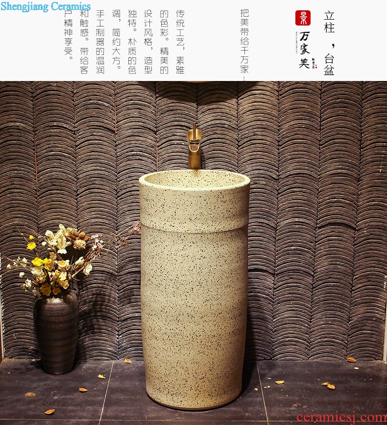 Lavabo ceramic column toilet bowl washing pool balcony sink lavatory toilet pillar landing