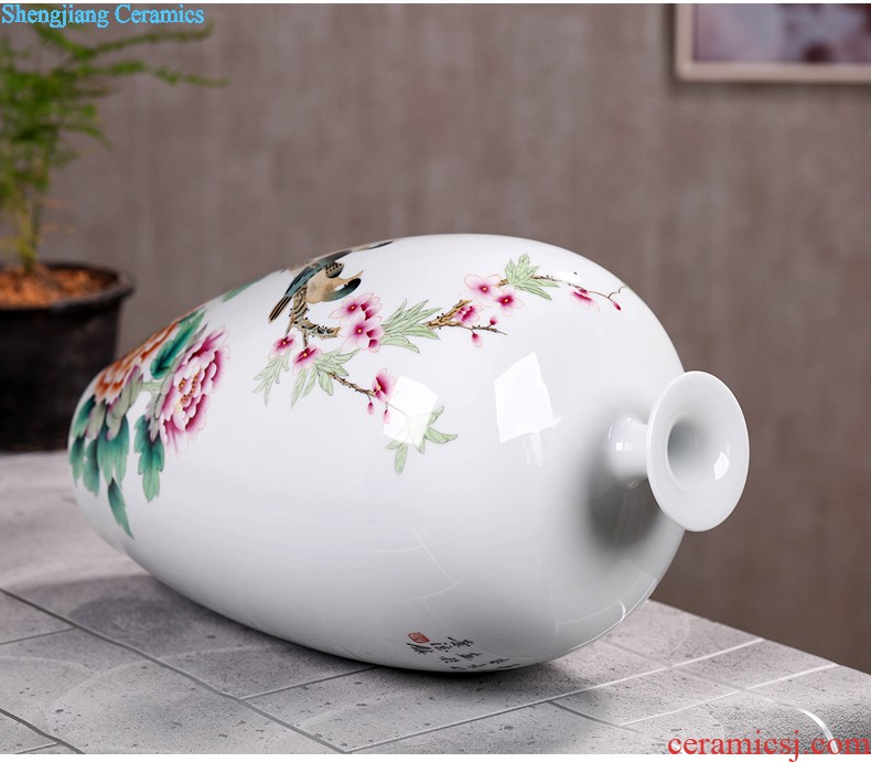 New classical Chinese style ceramic vases, furnishing articles wine decorations decoration flower arrangement sitting room porch creative arts and crafts