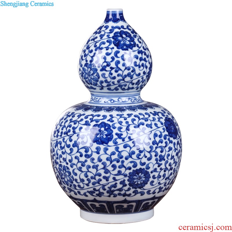 New Chinese style of jingdezhen ceramic hand-painted vases, furnishing articles Mesa of home sitting room adornment ornament TV ark act the role ofing is tasted