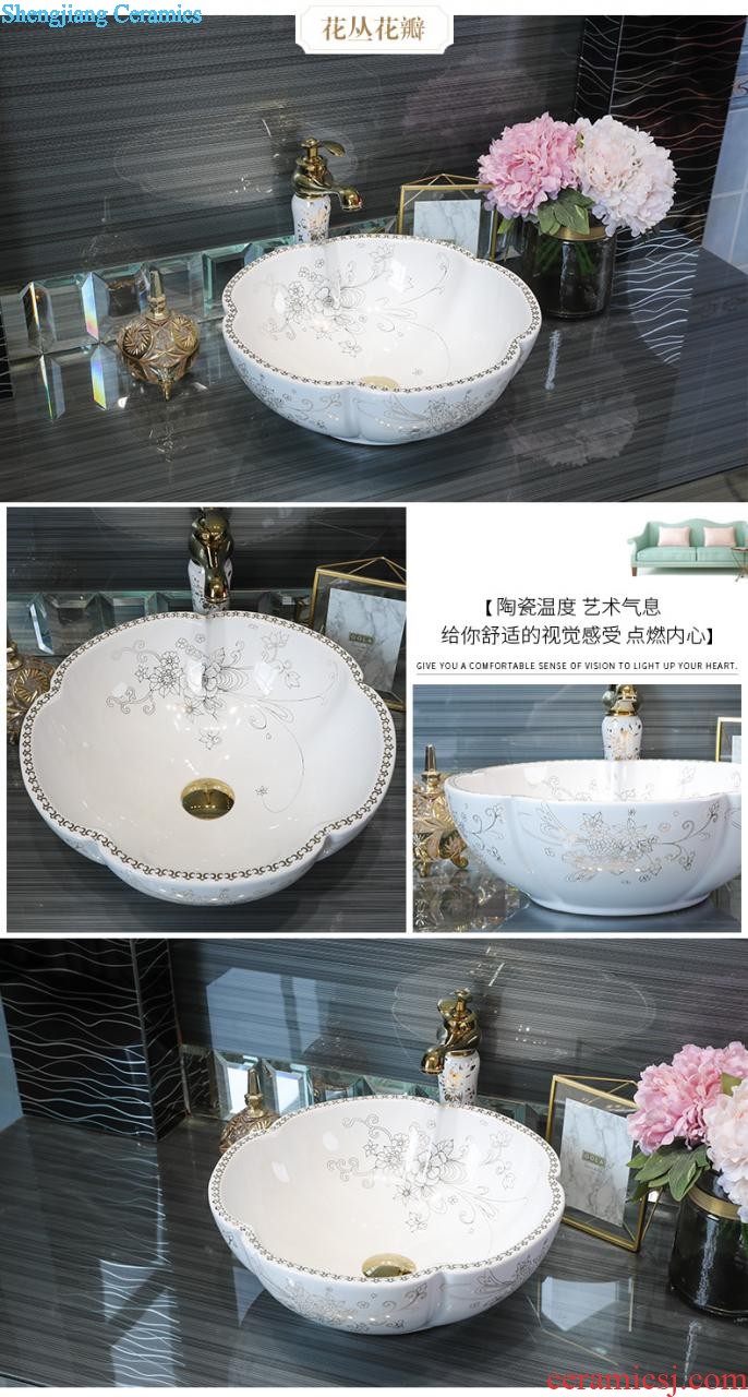 M beauty increase stage basin ceramic toilet lavabo that defend bath lavatory basin art wing texture