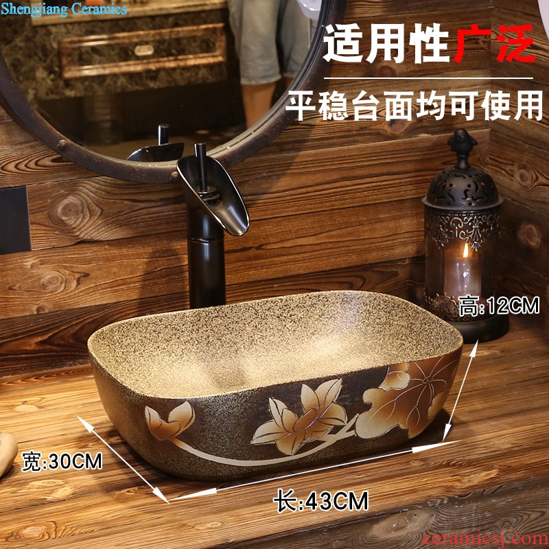 Jia depot Chinese small lavabo Restoring ancient ways round the stage basin basin sinks sanitary ceramic art basin