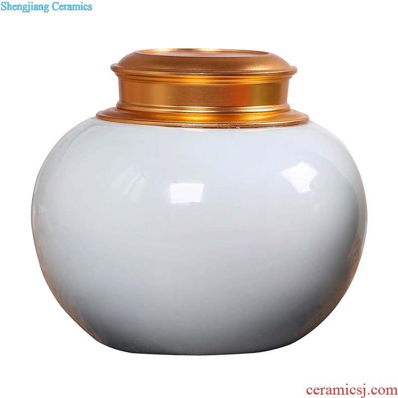 Jingdezhen ceramic vases, furnishing articles Flower vase sitting room room decoration decorative vase household arts and crafts