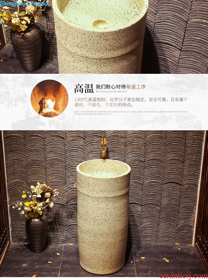 Lavabo ceramic column toilet bowl washing pool balcony sink lavatory toilet pillar landing