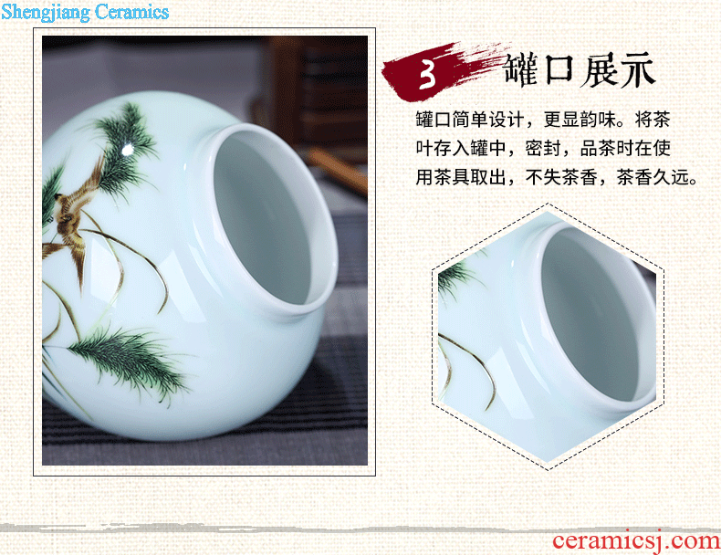 To make Large ceramic tea pot seal pu 'er wake receives the manual green tea tieguanyin seal POTS tea urn