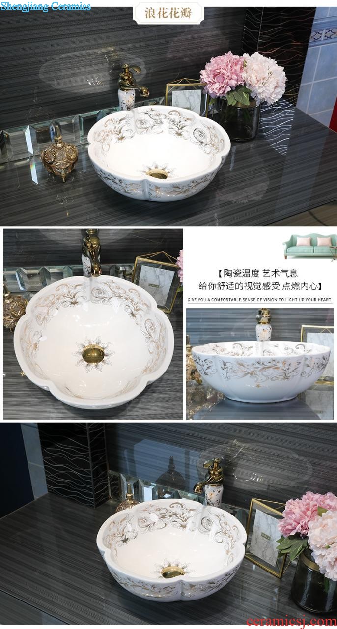 M beauty increase stage basin ceramic toilet lavabo that defend bath lavatory basin art wing texture