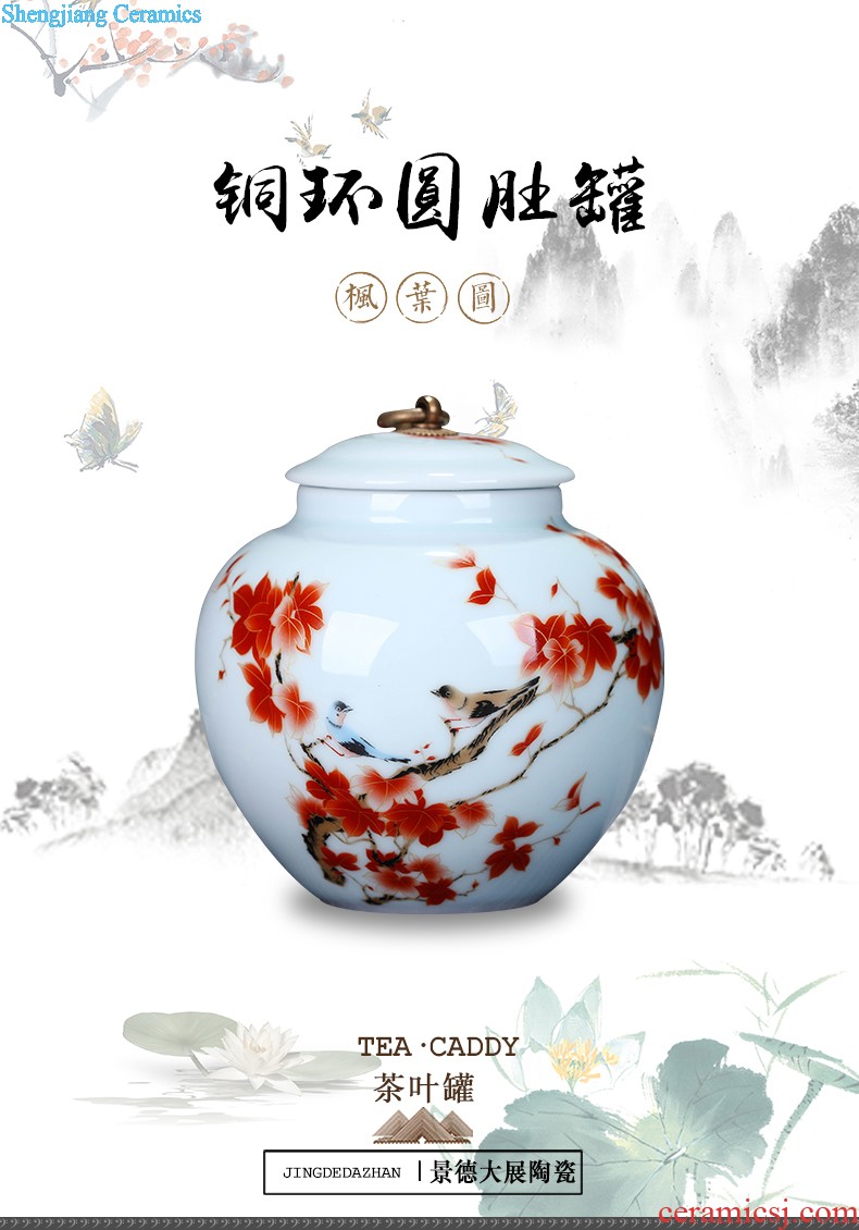 To make Imitation of jingdezhen ceramics kiln vase Chinese style restoring ancient ways furnishing articles Adornment household decoration process